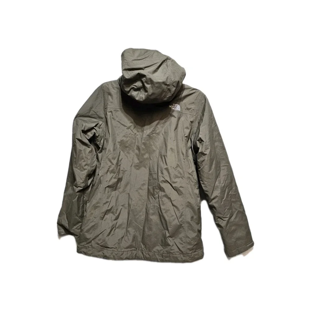 The‎ North Face Women's Hyvent Jacket  Small Brown Fleec Blue Nylon